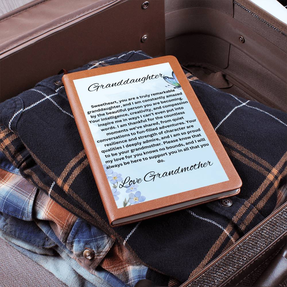 Granddaughter I am so proud to be your Grandmother Journal