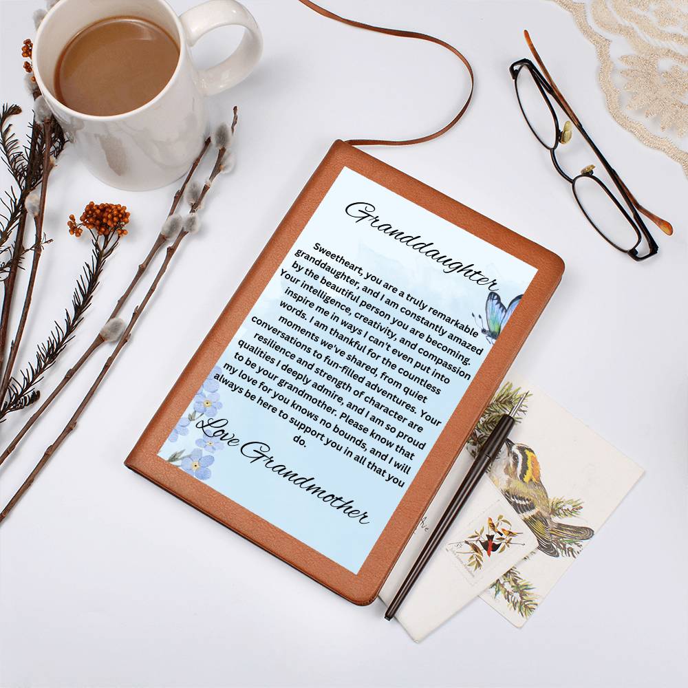 Granddaughter I am so proud to be your Grandmother Journal