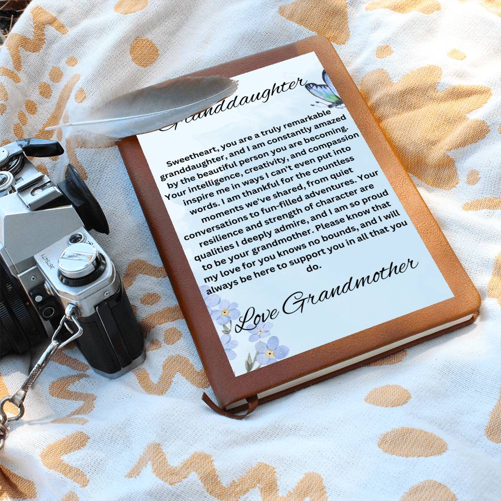 Granddaughter I am so proud to be your Grandmother Journal
