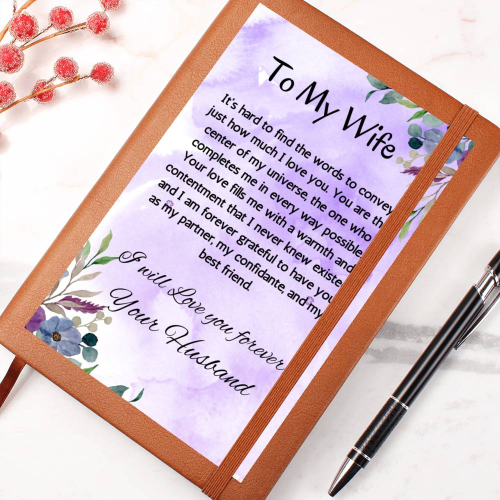 My wife Your love fills me Journal