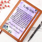 My Wife I am so Grateful for You Journal