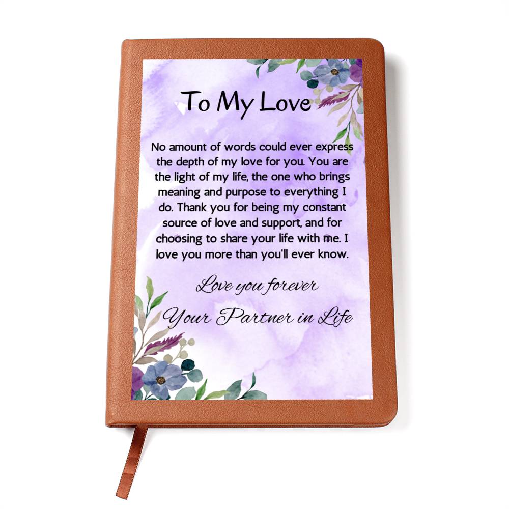 My Love Thank You for choosing Me Journal