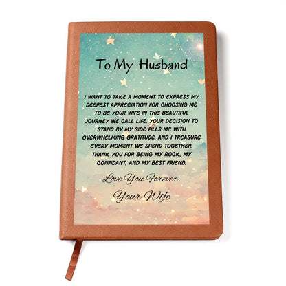 My Husband I appreciate You Journal